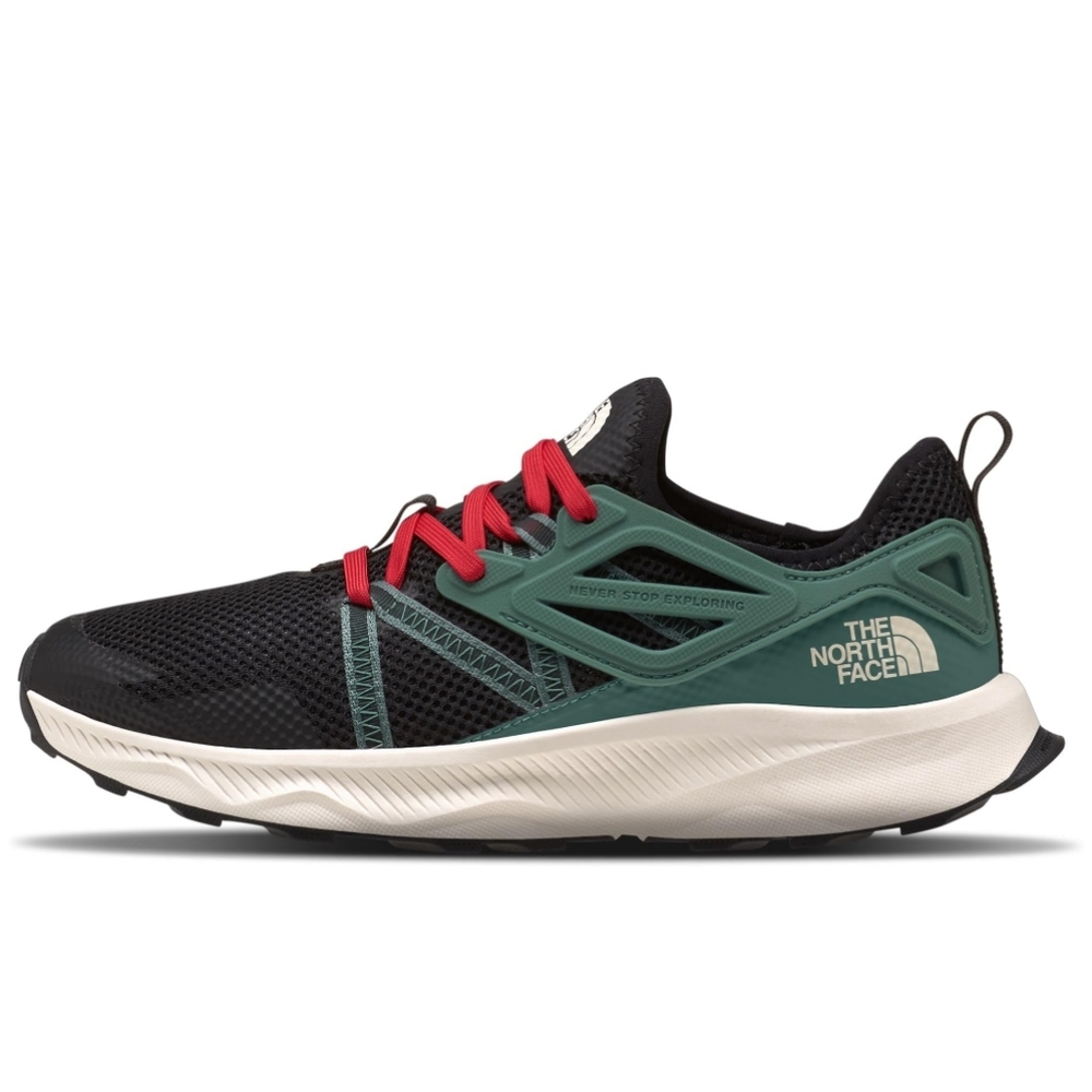 THE NORTH FACE Oxeye - Men's 9.5 TNF Black/Sage/Red.Engineered with a DryVent.